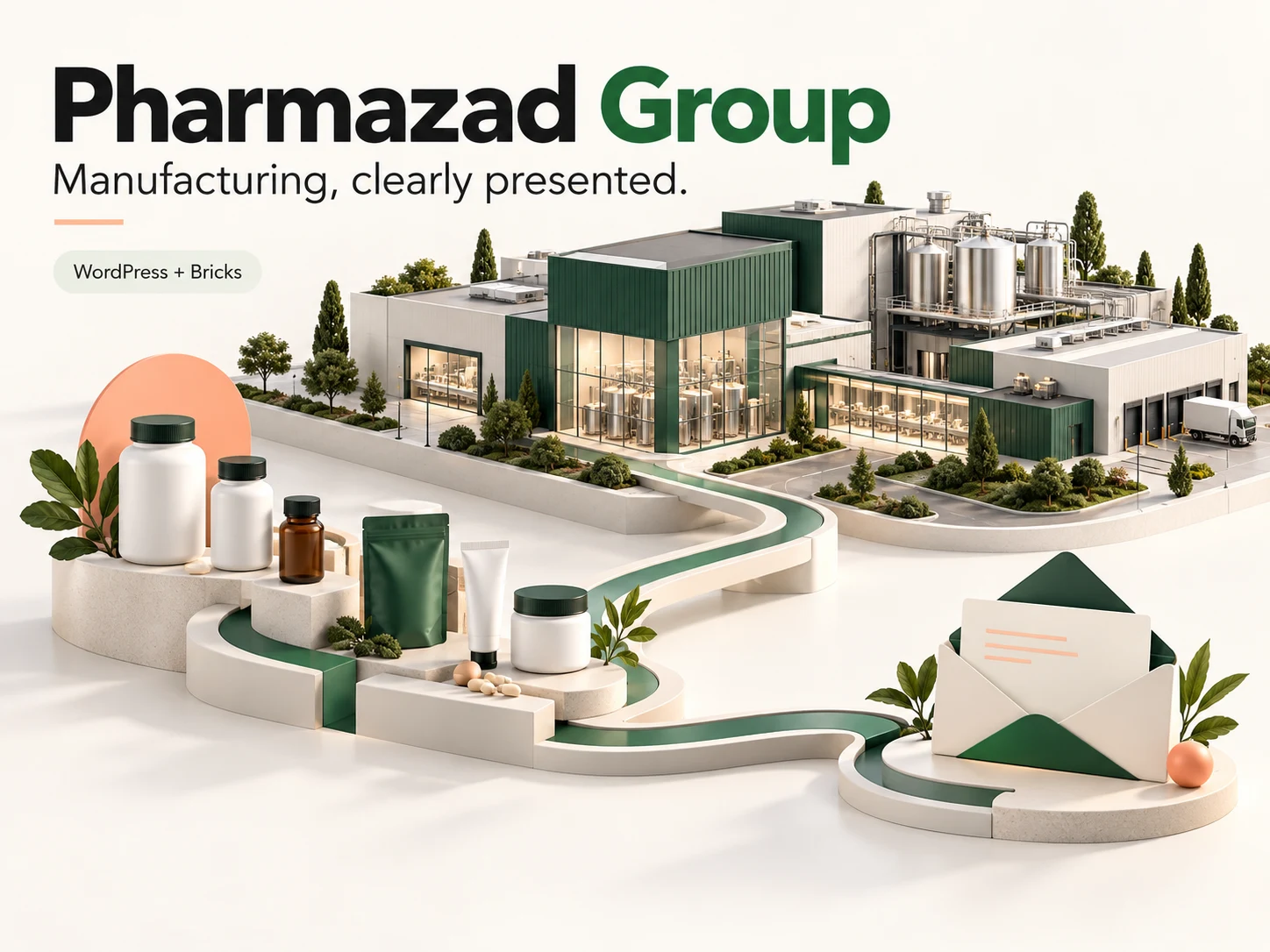 Pharmazad Group: a clear digital presence for a manufacturer