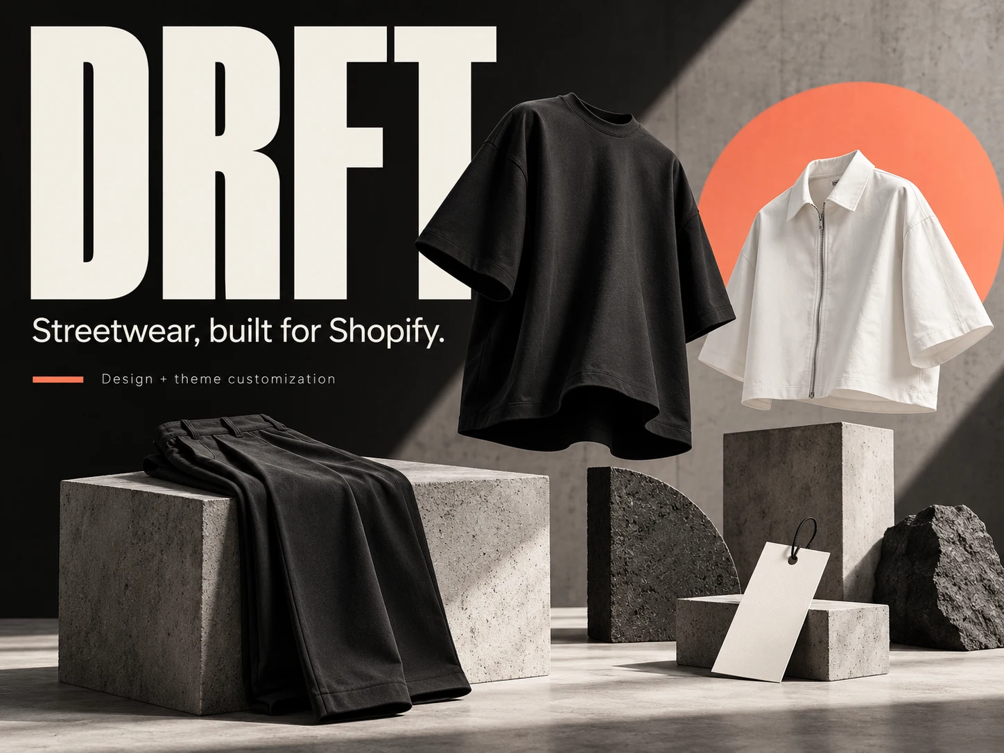 DRFT: a Shopify storefront for streetwear