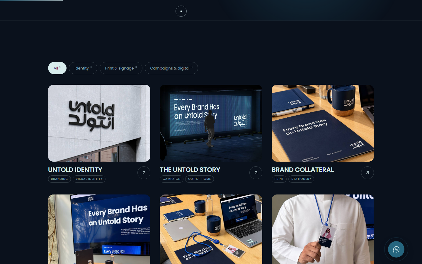 Untold portfolio grid