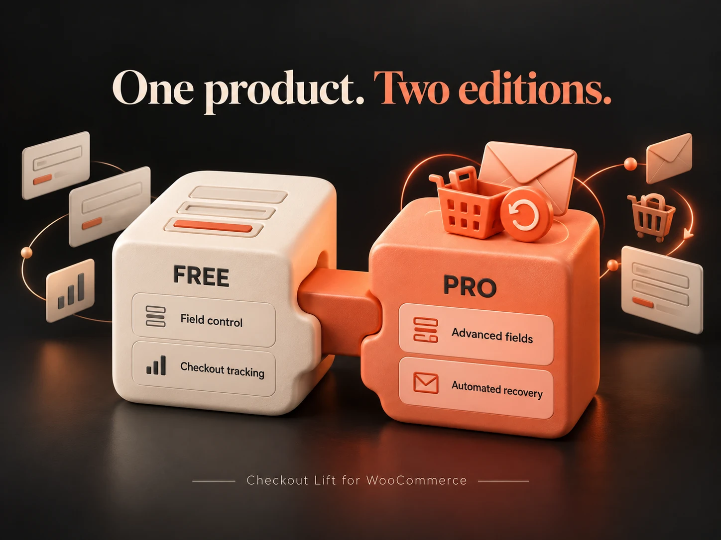 Conceptual comparison of the free core and Pro add-on